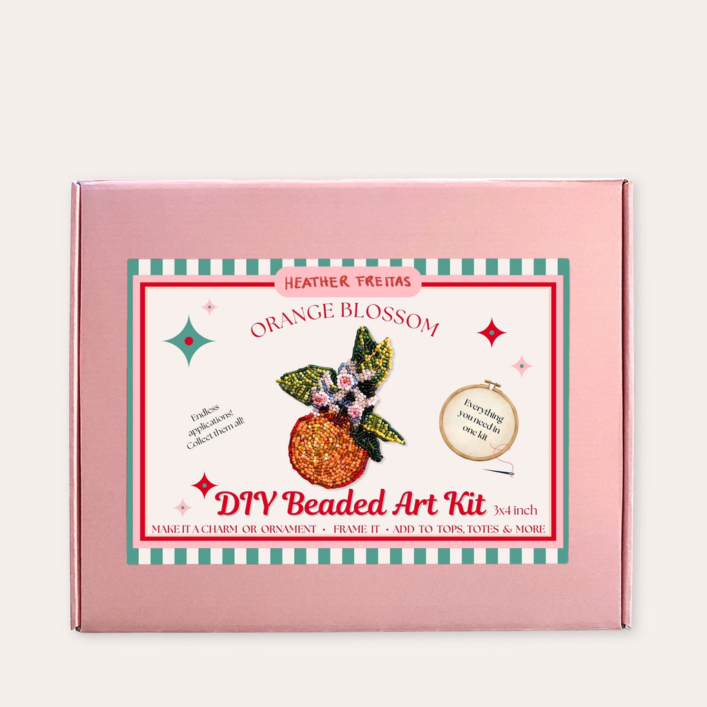 Orange Blossom Beaded Art Kit