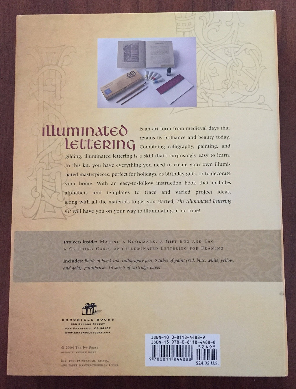 The Illuminated Lettering Kit: Materials, Techniques & Projects