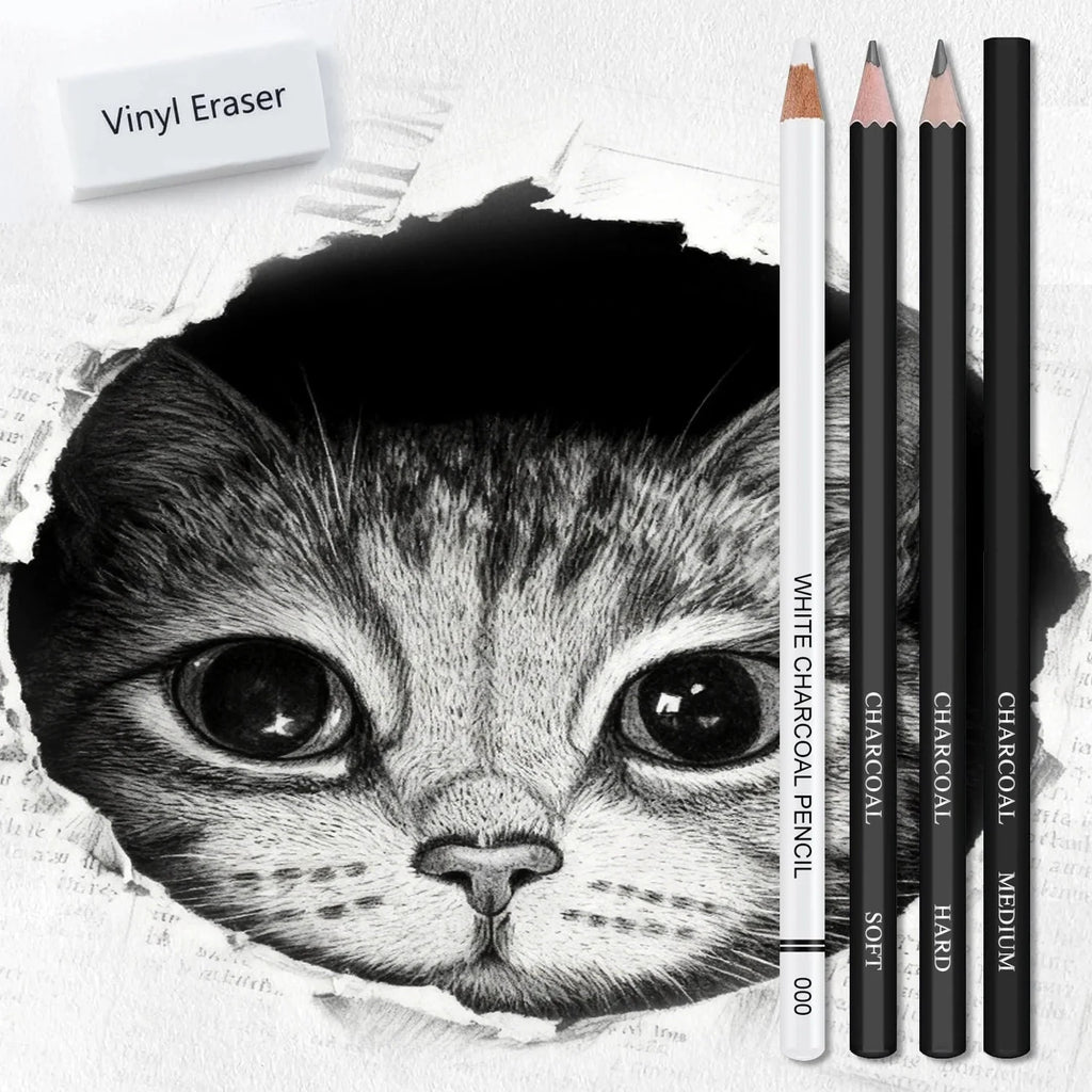 42/46/60/68/72/146pcs Drawing Supplies Sketching Set,Art Kit include Drawing & Colored Pencils.Pro Art Sketch Supplies